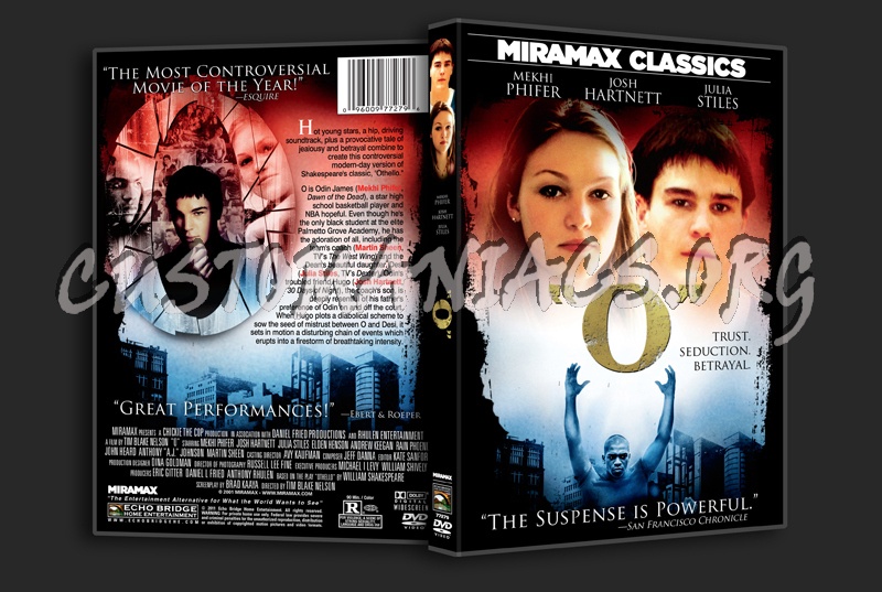 "O" dvd cover