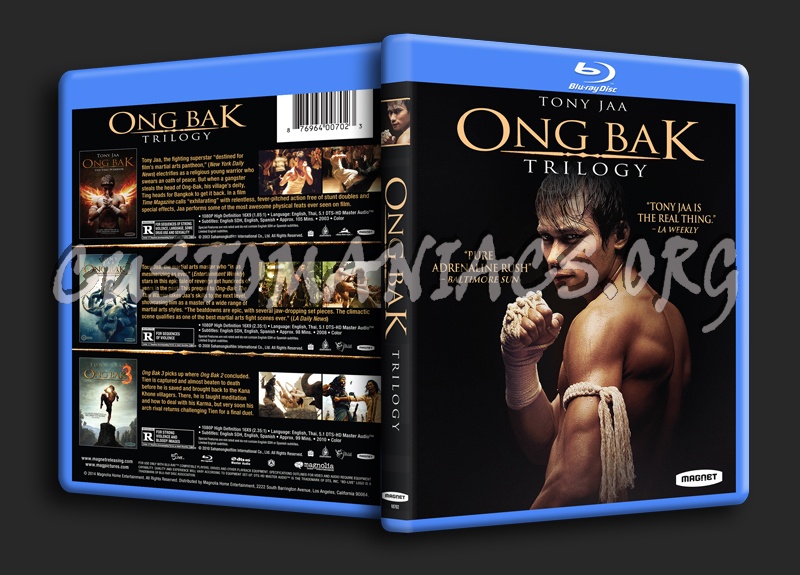 Ong Bak Trilogy blu-ray cover