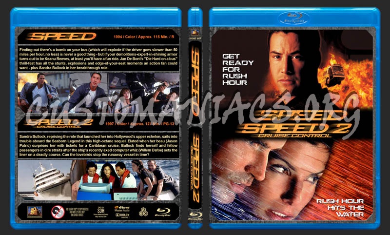 Speed / Speed 2 Double blu-ray cover