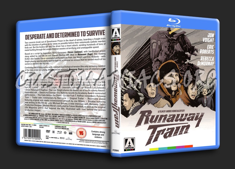 Runaway Train blu-ray cover