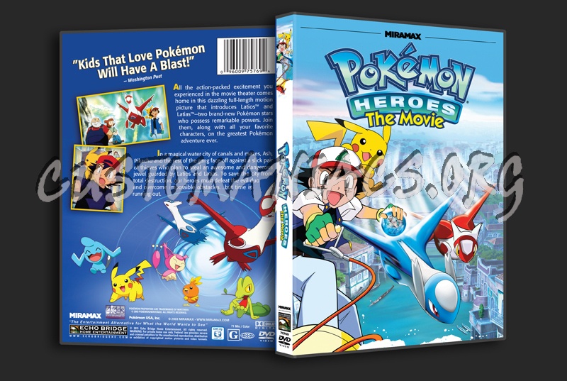 Pokemon Heroes dvd cover