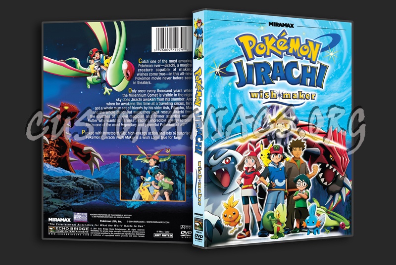 Pokemon Jirachi Wishmaker dvd cover