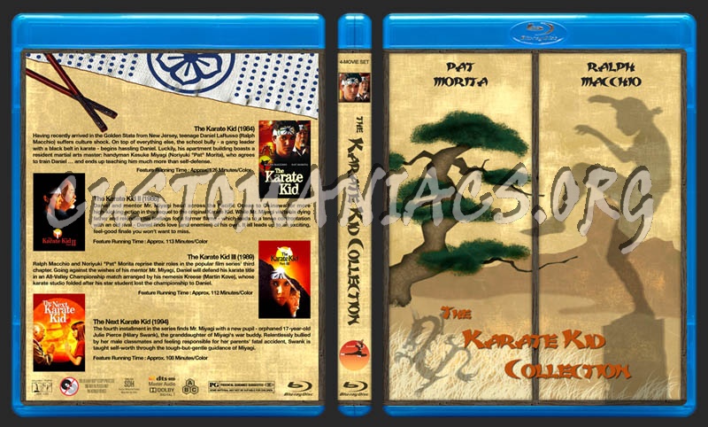 The Karate Kid Collection blu-ray cover