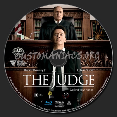 The Judge blu-ray label