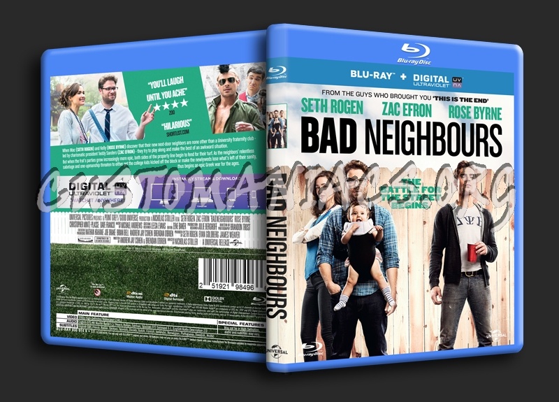Bad Neighbours blu-ray cover