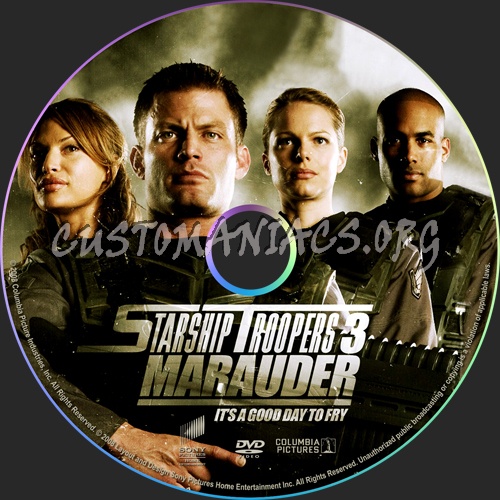 Starship Troopers 3: Marauder dvd label