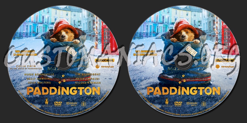 Paddington dvd label