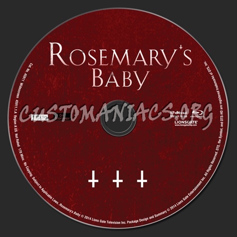 Rosemary's Baby blu-ray label