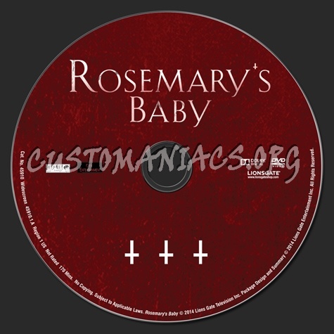 Rosemary's Baby dvd label