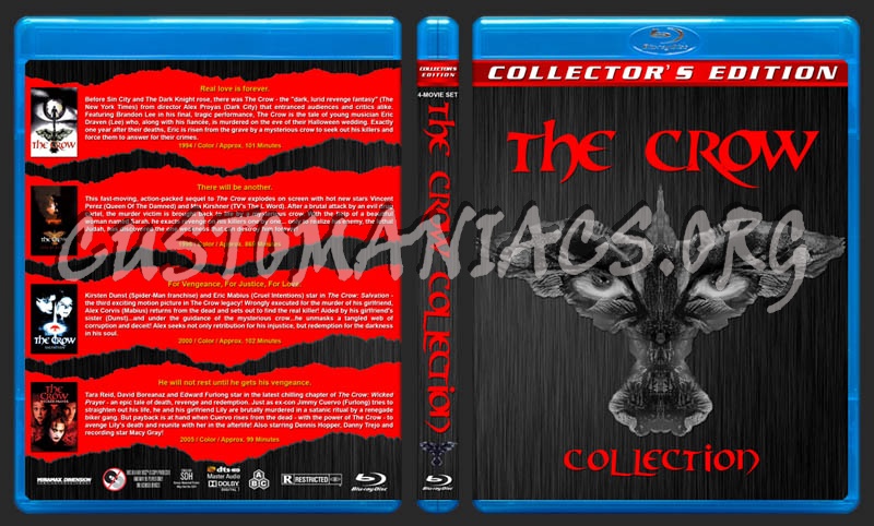 The Crow Collection blu-ray cover