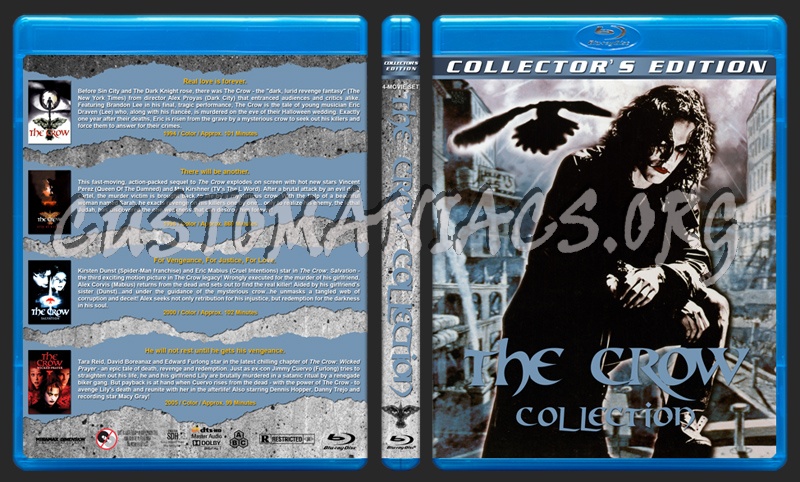 The Crow Collection blu-ray cover