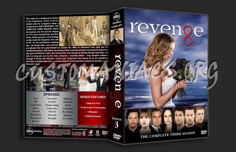 Revenge - Season 3 dvd cover