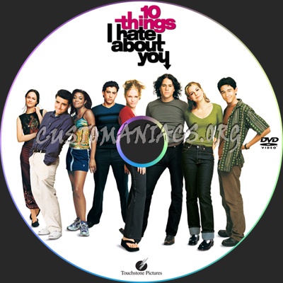 10 things I hate about you dvd label