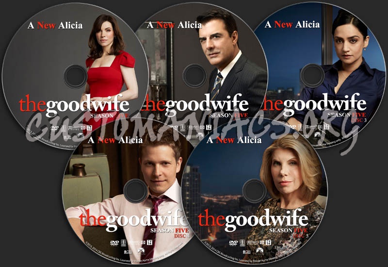 The Good Wife - Season 5 dvd label