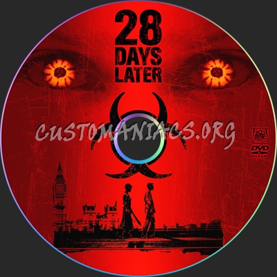 28 Days Later dvd label