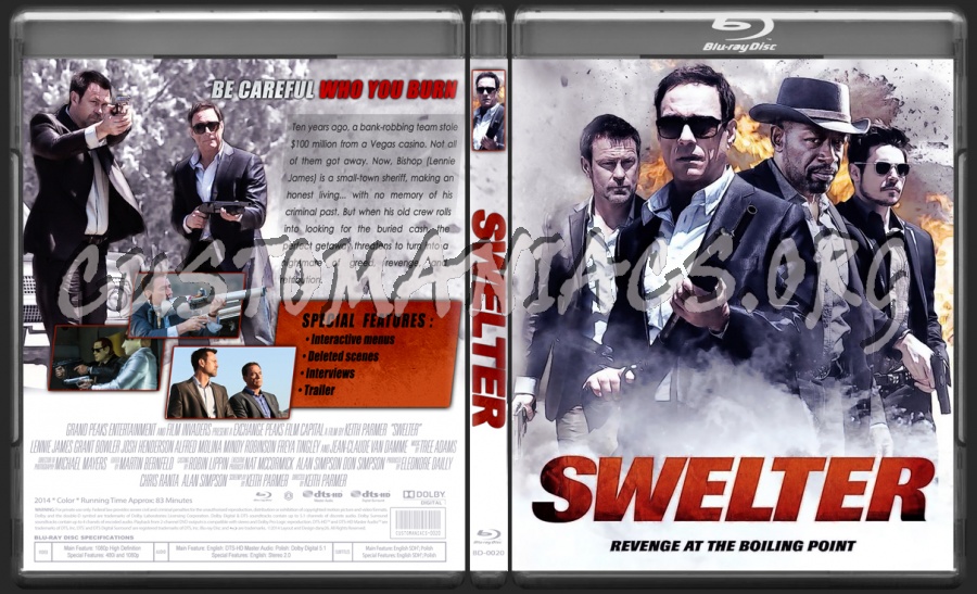 Swelter (2014) blu-ray cover