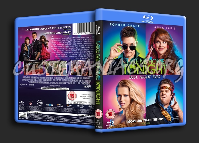 Take Me Home Tonight blu-ray cover