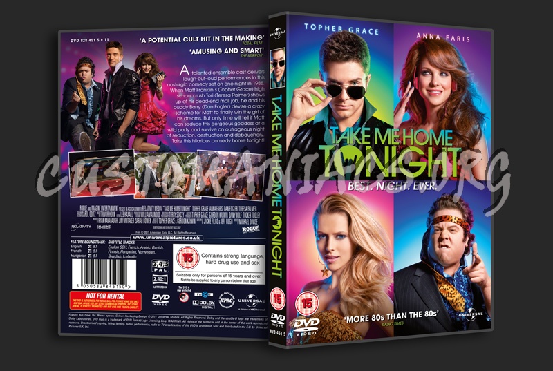 Take Me Home Tonight dvd cover