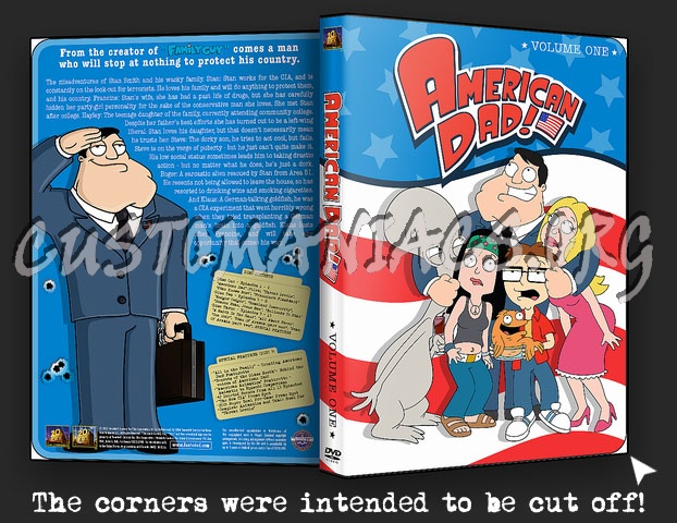 American Dad Volume 1 (season 1) dvd cover
