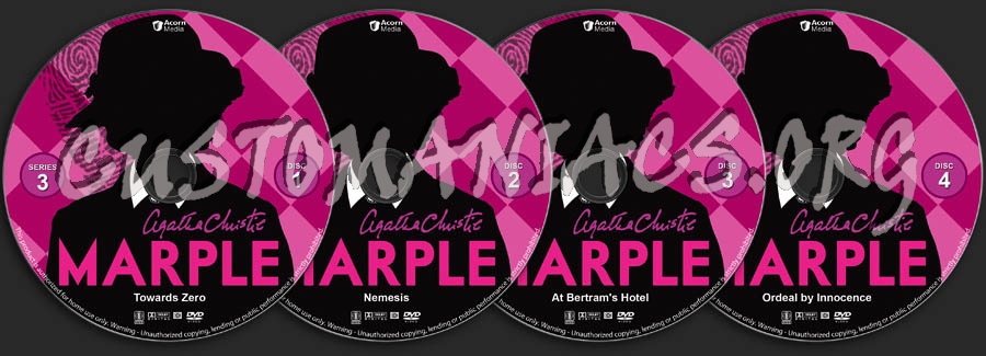 Marple - Series 3 dvd label