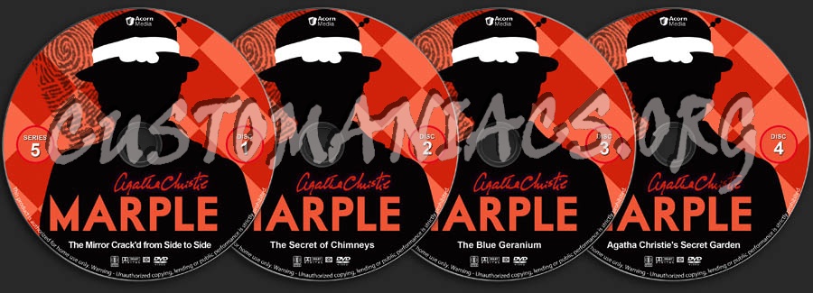 Marple - Series 5 dvd label