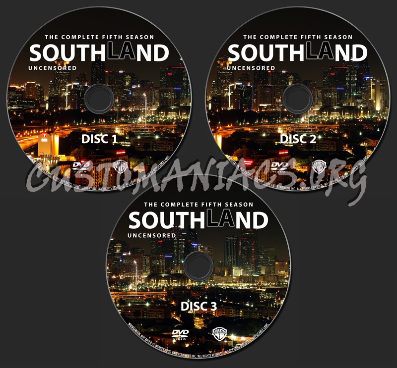 Southland - Season 5 dvd label