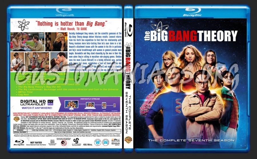 The Big Bang Theory Season 7 blu-ray cover