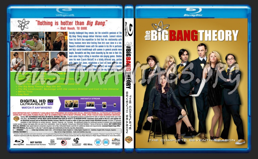 The Big Bang Theory Season 7 blu-ray cover