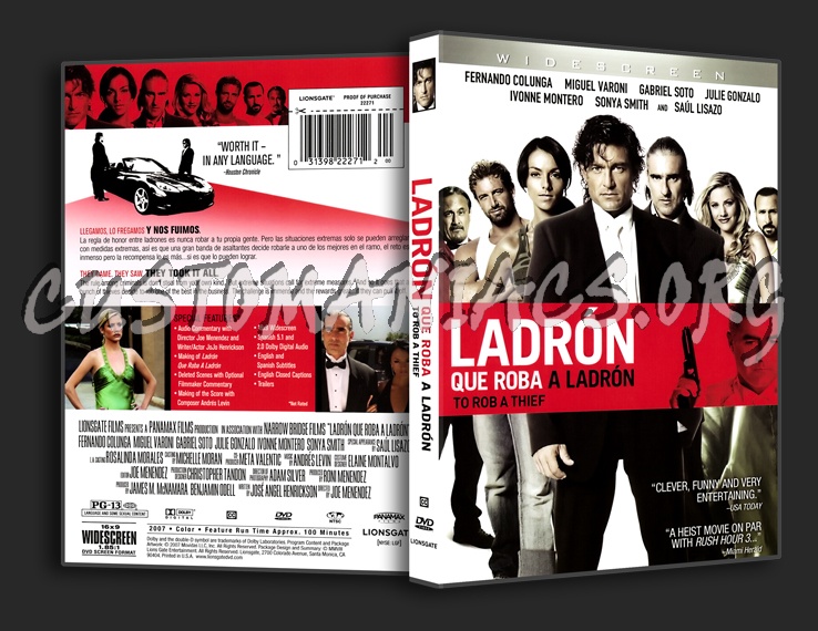 To Rob A Thief - Ladron Que Roba A Ladron dvd cover