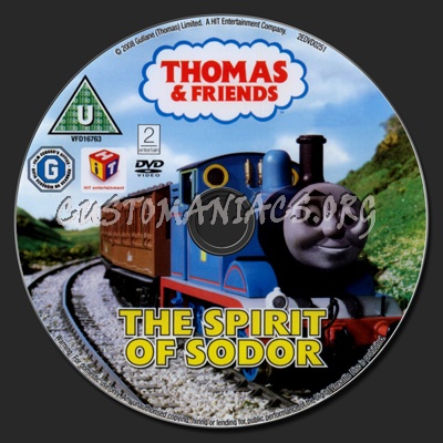 Thomas & Friends: The Spirit Of Sodor dvd label