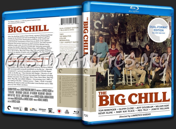 720 - The Big Chill blu-ray cover