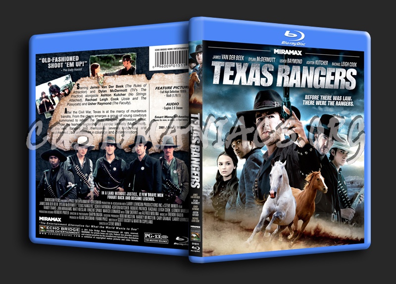 Texas Rangers blu-ray cover
