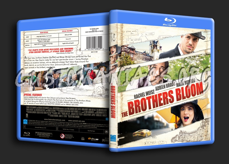 The Brothers Bloom blu-ray cover