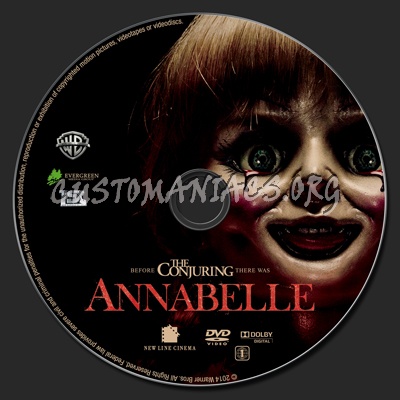 Annabelle dvd label