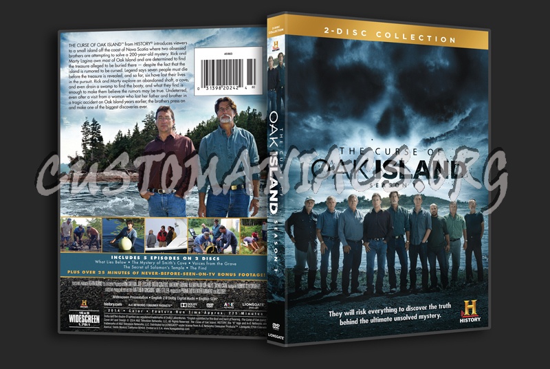 The Curse of Oak Island Season 1 dvd cover