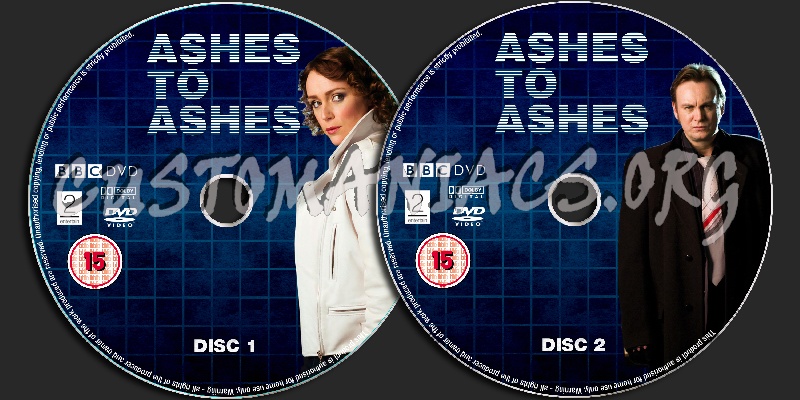 Ashes To Ashes Series One dvd label