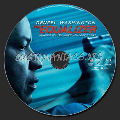 The Equalizer (2014) blu-ray label