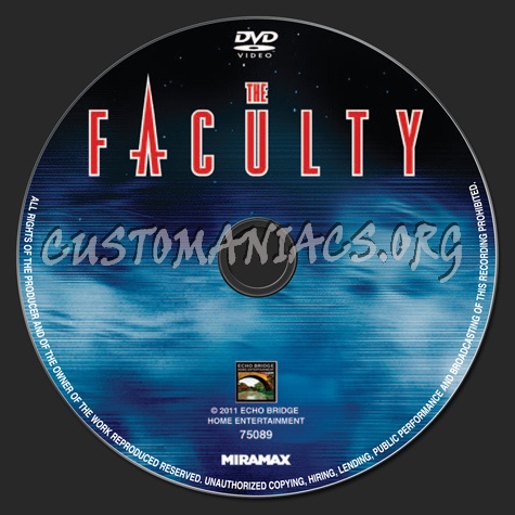 The Faculty dvd label