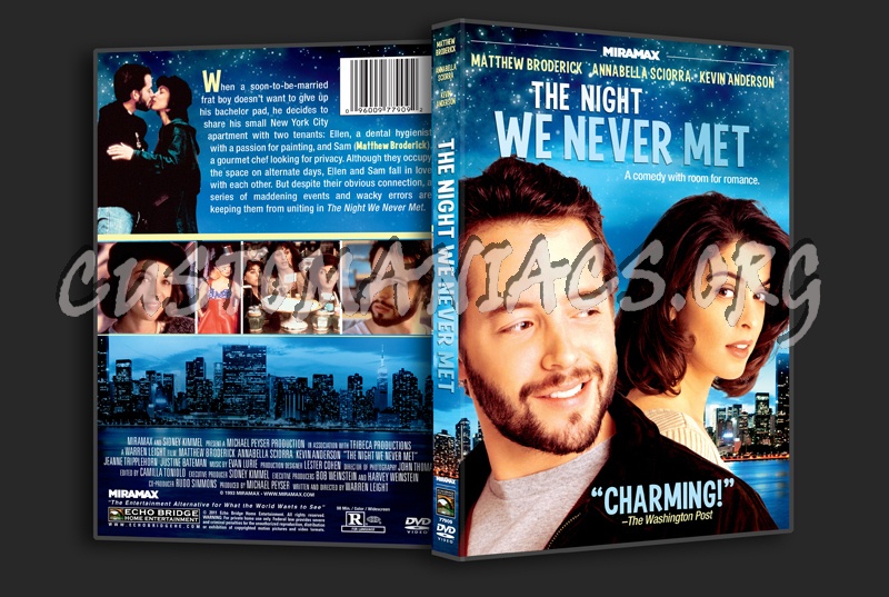 The Night We Never Met dvd cover