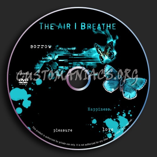 The Air I Breathe dvd label