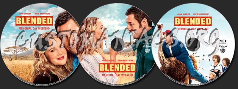 Blended blu-ray label