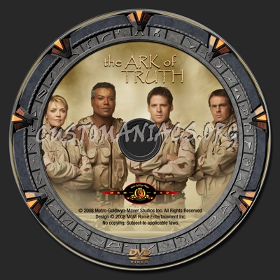Stargate : The Ark of Truth dvd label