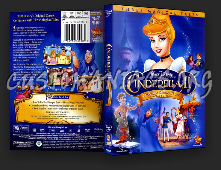 Cinderella II - Dreams Come True dvd cover