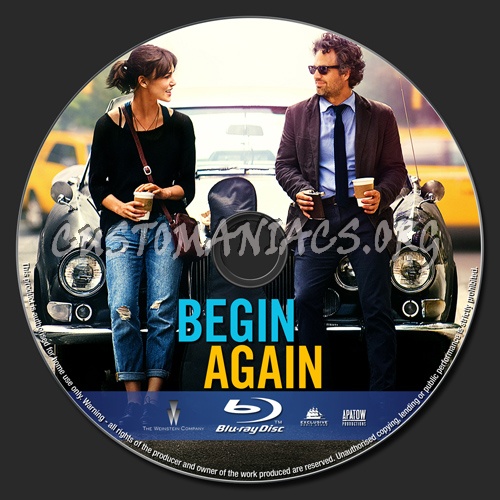 Begin Again blu-ray label