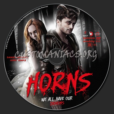 Horns dvd label