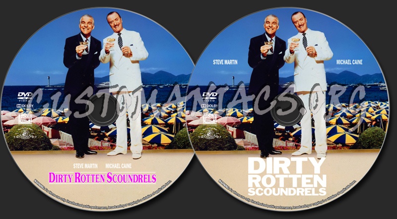 Dirty Rotten Scoundrels dvd label