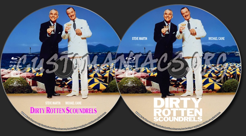 Dirty Rotten Scoundrels blu-ray label