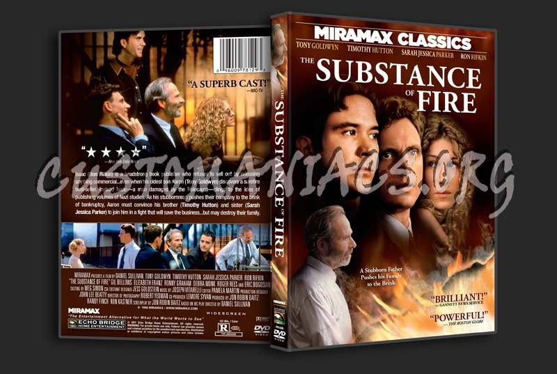 The Substance Of Fire dvd cover
