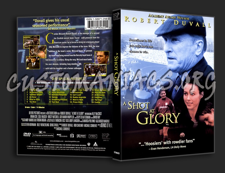 A Shot At Glory dvd cover