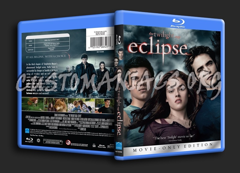 The Twilight Saga Eclipse blu-ray cover